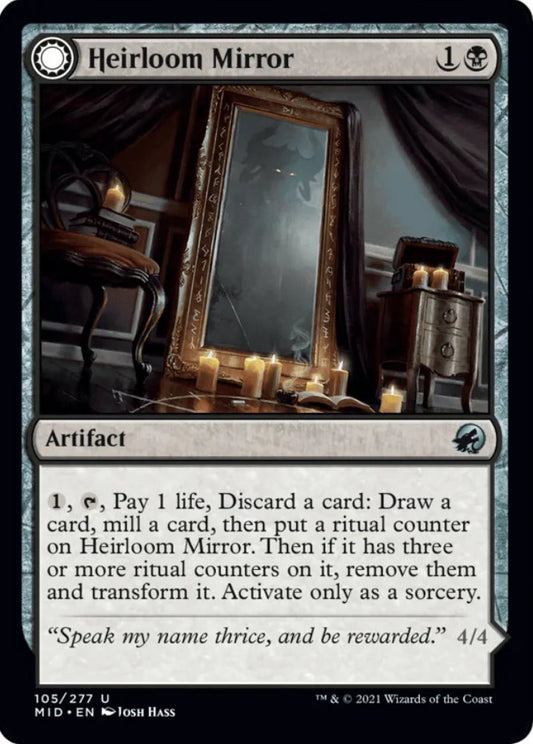 Heirloom Mirror/Inherited Fiend MID Artifact/Creature Demon NM