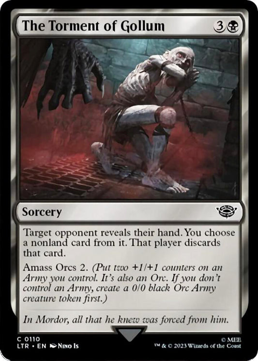 The Torment of Gollum LTR Sorcery NM