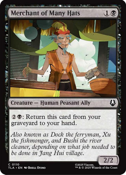 Merchant of Many Hats TLA Creature Human Peasant Ally NM