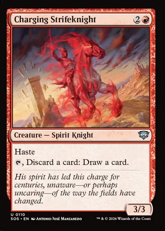 Charging Strifeknight SOS Creature Spirit Knight NM