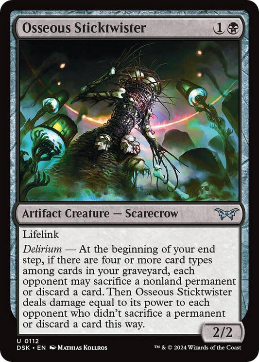 Osseous Sticktwister DSK Artifact Creature Scarecrow NM