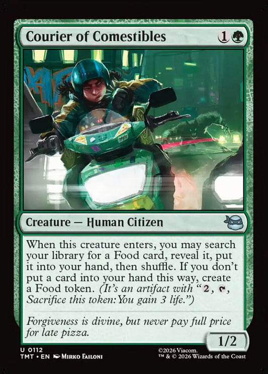 Courier of Comestibles TMT Creature Human Citizen NM