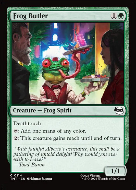 Frog Butler TMT Creature Frog Spirit NM