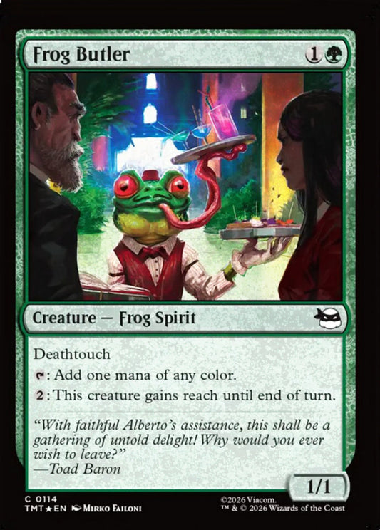 Frog Butler TMT Creature Frog Spirit *Foil* NM