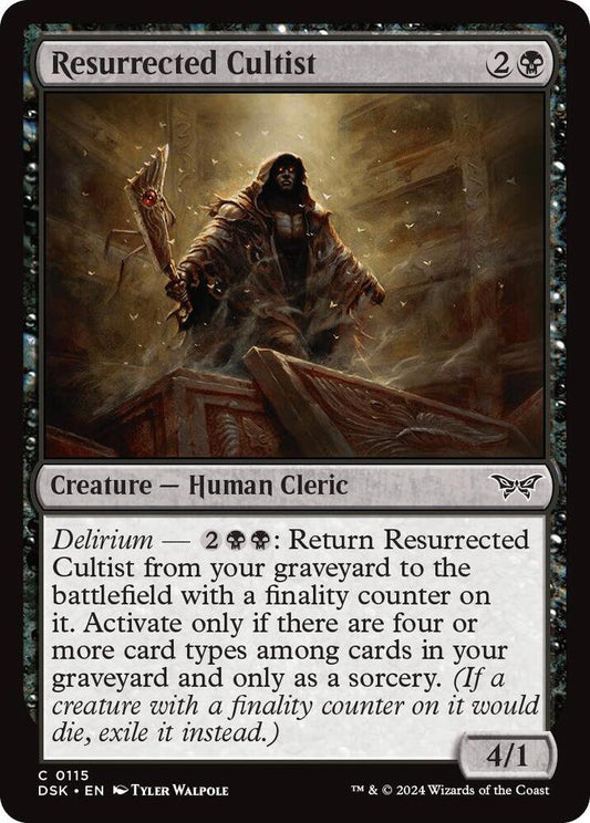 Resurrected Cultist DSK Creature Human Cleric NM