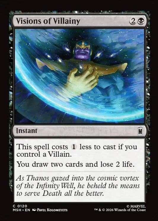 Visions of Villainy MSH Instant NM