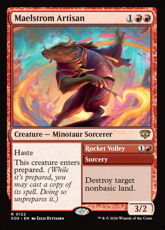 Maelstrom Artisan SOS Creature Minotaur Sorcerer NM