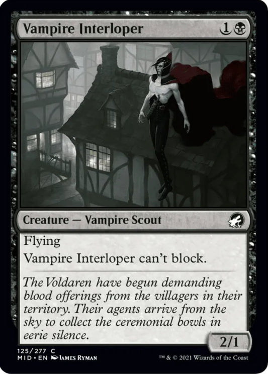 Vampire Interloper MID Creature Vampire Scout NM