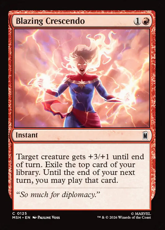 Blazing Crescendo MSH Instant NM