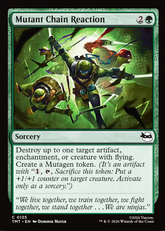 Mutant Chain Reaction TMT Sorcery NM