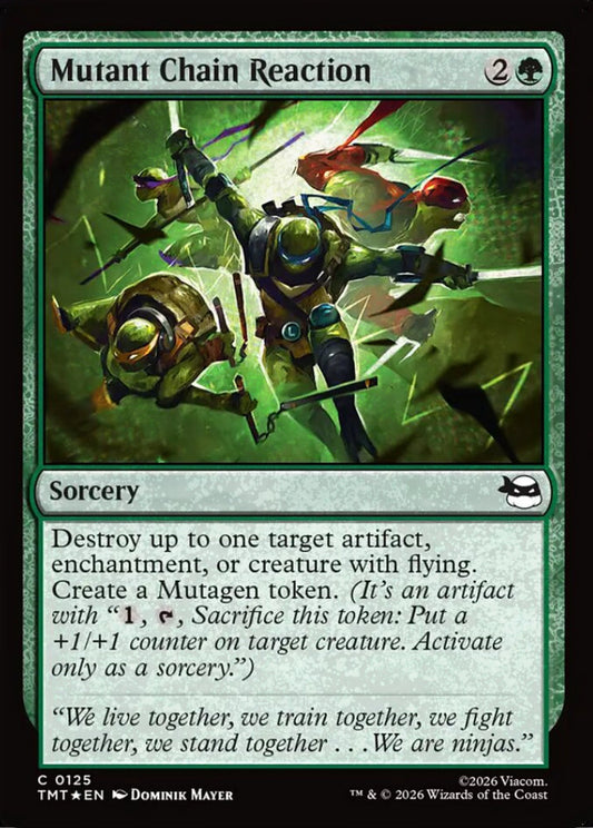 Mutant Chain Reaction TMT Sorcery *Foil* NM