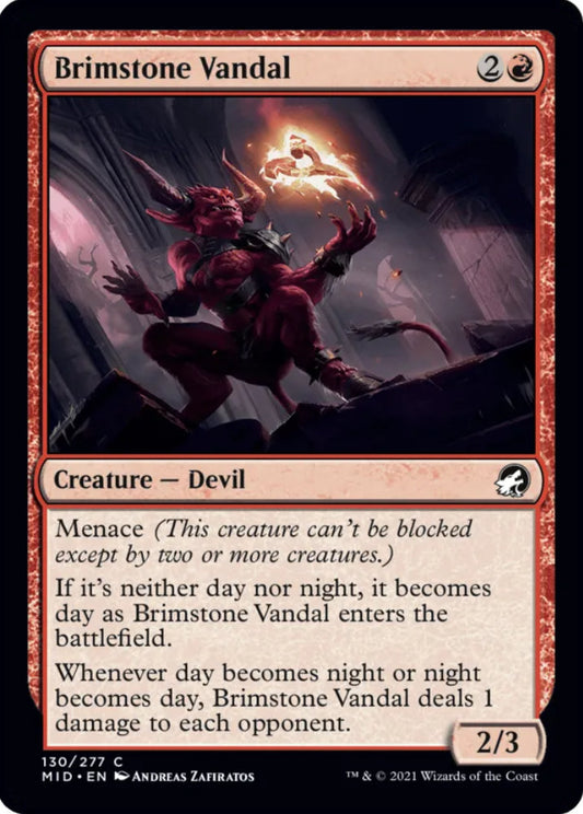 Brimstone Vandal MID Creature Devil NM
