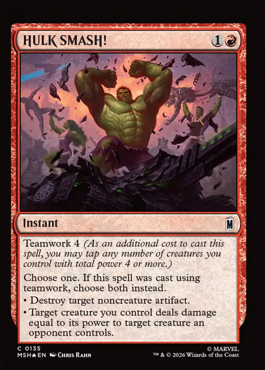 HULK SMASH! MSH Instant *Foil* NM