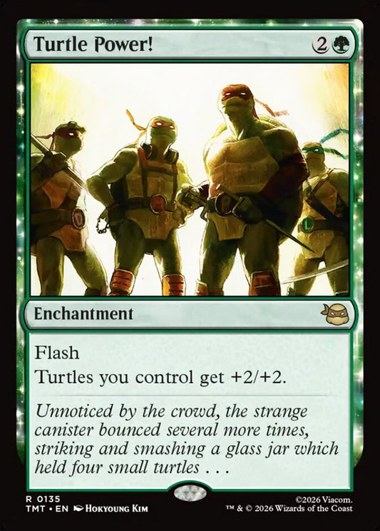 Turtle Power! TMT Enchantment NM