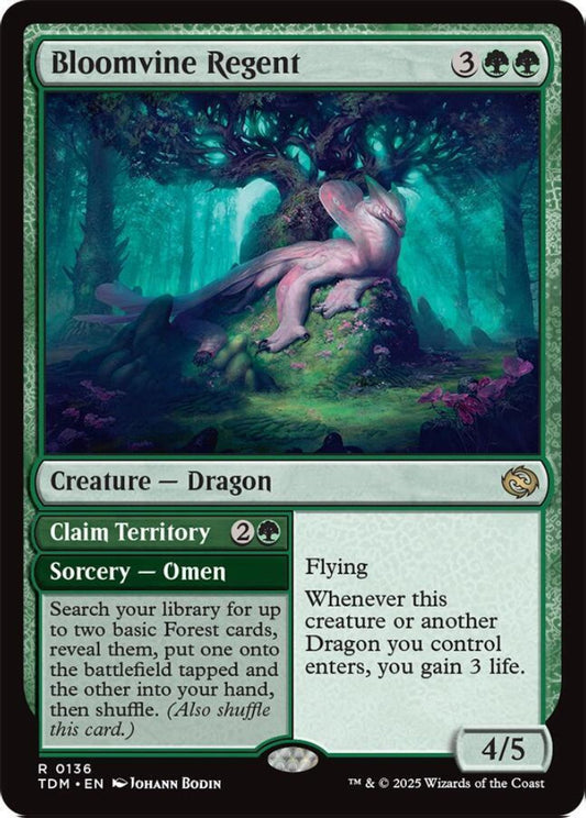 Bloomvine Regent TDM Creature Dragon NM