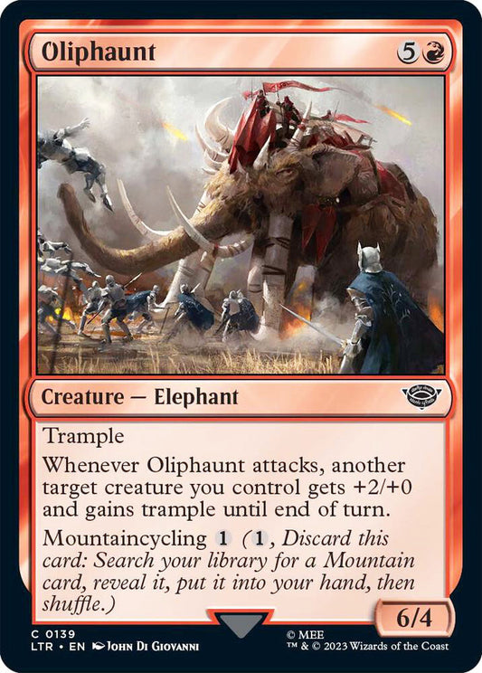 Oliphaunt LTR Creature Elephant NM