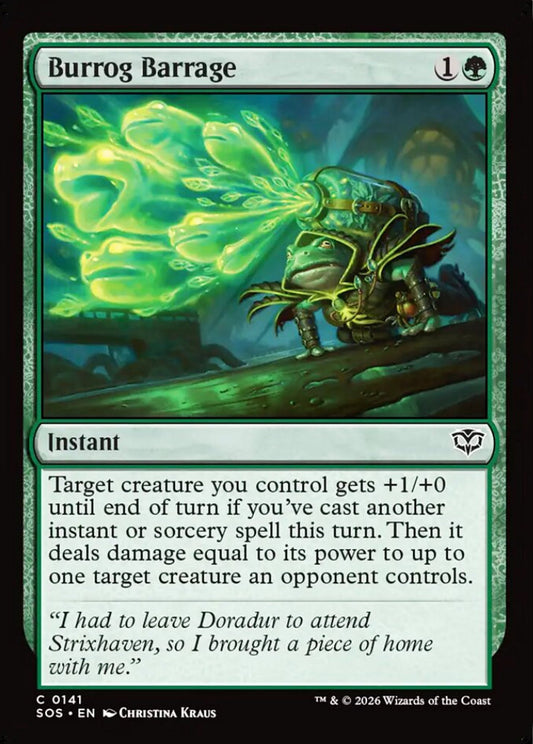 Burrog Barrage SOS Instant NM