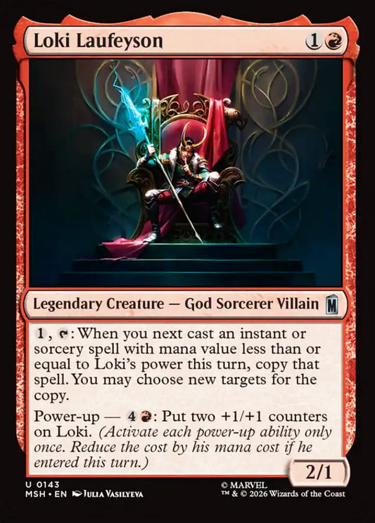 Loki Laufeyson MSH Legendary Creature God Sorcerer Villain NM