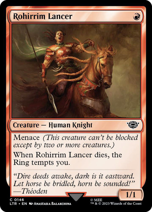 Rohirrim Lancer LTR Creature Human Knight NM