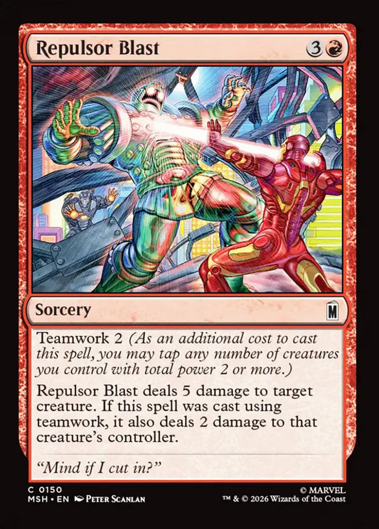 Repulsor Blast MSH Sorcery NM