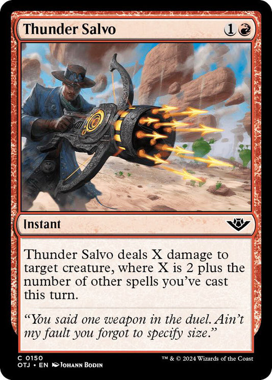 Thunder Salvo Instant OTJ NM