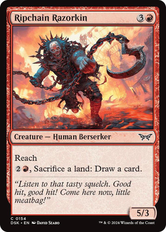 Ripchain Razorkin DSK Creature Human Berserker NM