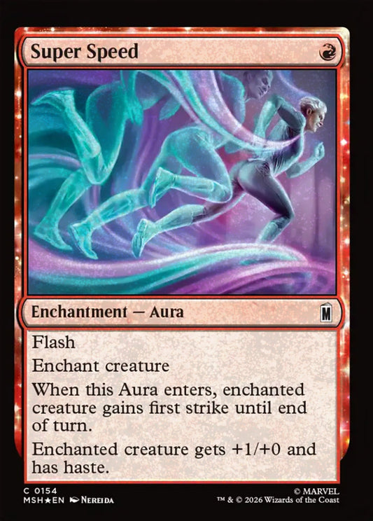 Super Speed MSH Enchantment Aura *Foil* NM