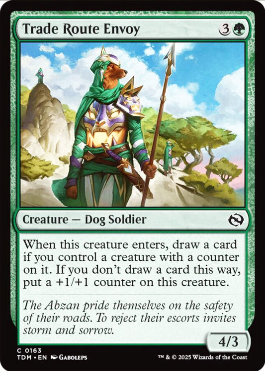 Trade Route Envoy TDM Creature Dog Soldier NM