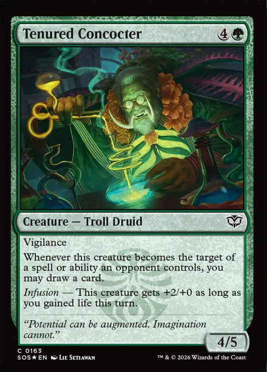 Tenured Concocter SOS Creature Troll Druid *Foil* NM