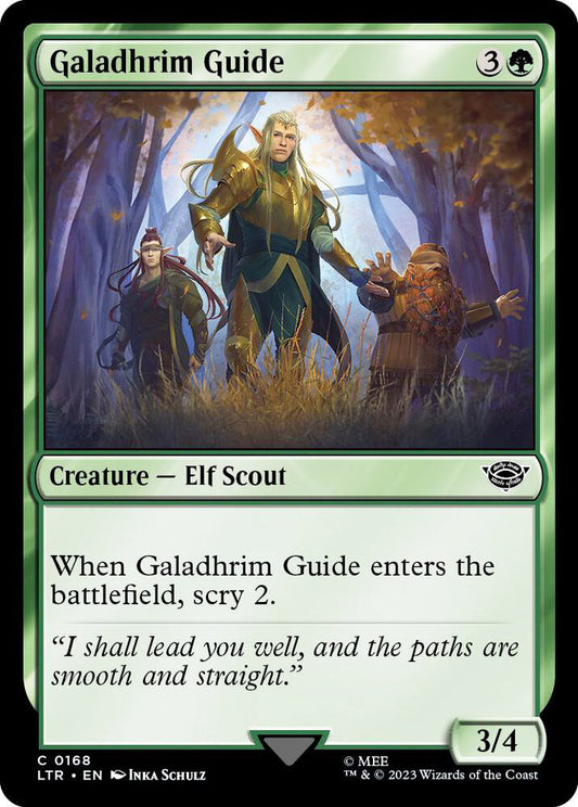 Galadhrim Guide LTR Creature Elf Scout NM
