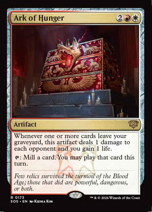 Ark of Hunger SOS Artifact NM