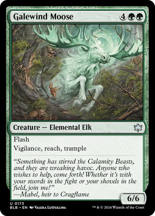 Galewind Moose BLB Creature Elemental Elk NM