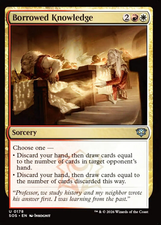 Borrowed Knowledge SOS Sorcery NM