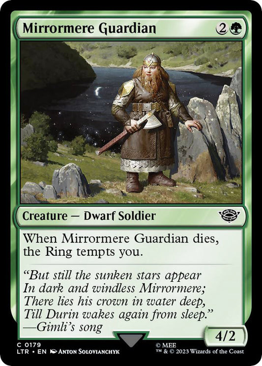 Mirrormere Guardian LTR Creature Dwarf Soldier NM