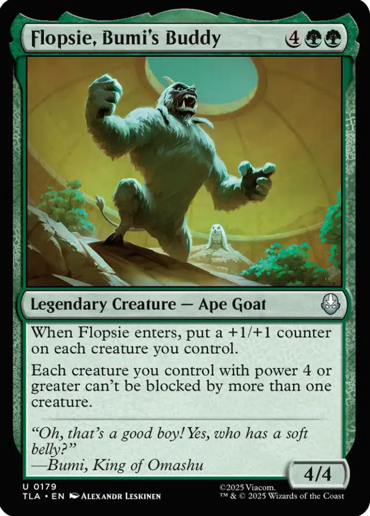 Flopsie Bumi's Buddy TLA Legendary Creature Ape Goat NM