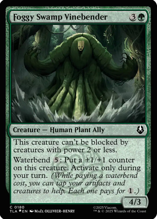 Foggy Swamp Vinebender TLA Creature Human Plant Ally *Foil* NM