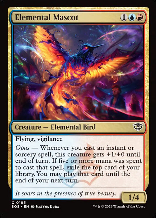 Elemental Mascot SOS Creature Elemental Bird NM