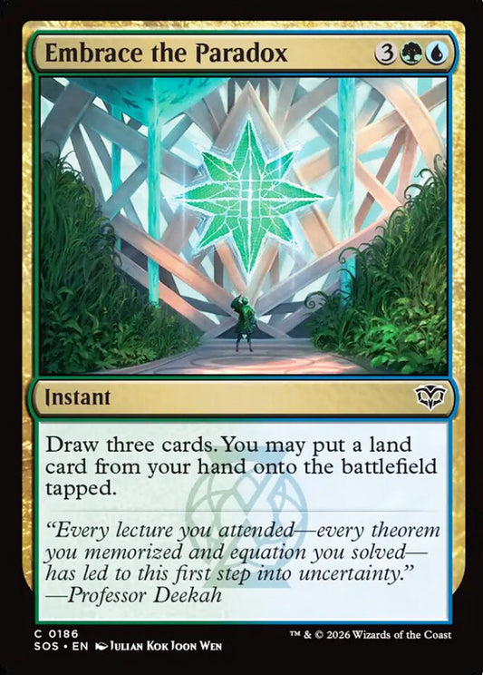 Embrace the Paradox SOS Instant NM