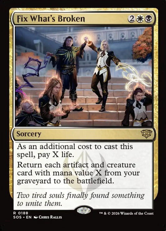 Fix What's Broken SOS Sorcery NM