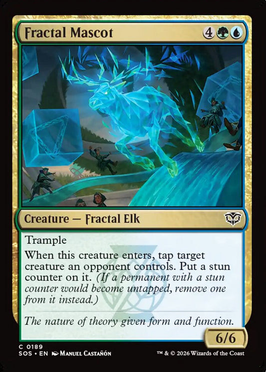 Fractal Mascot SOS Creature Fractal Elk NM