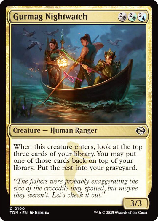 Gurmag Nightwatch TDM Creature Human Ranger NM