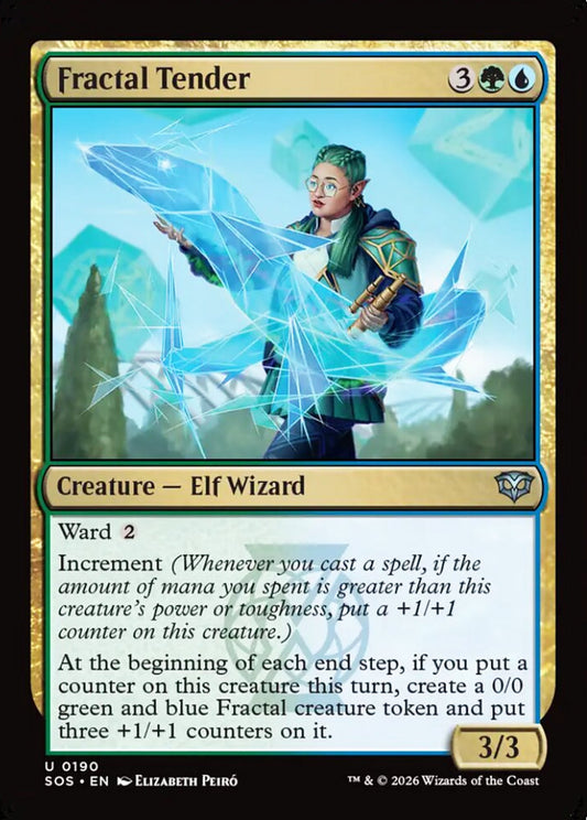 Fractal Tender SOS Creature Elf Wizard NM