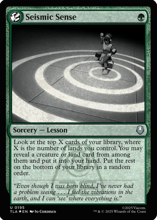 Seismic Sense TLA Sorcery Lesson *Foil* NM
