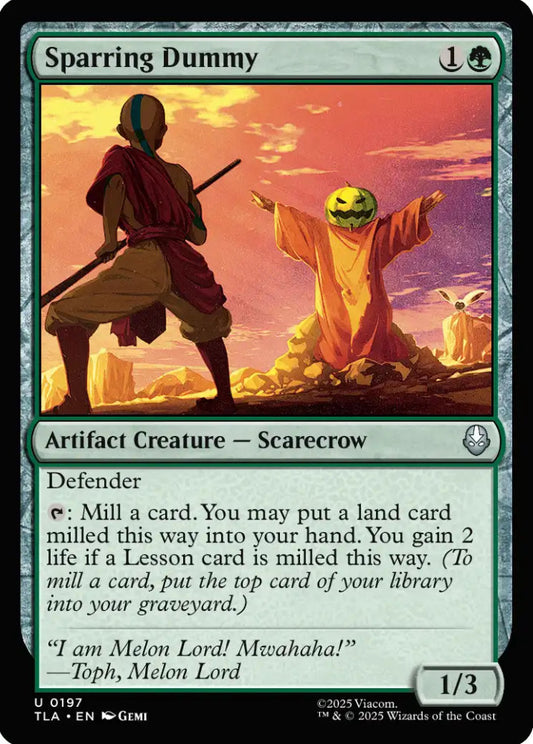 Sparring Dummy TLA Artifact Creature Scarecrow NM