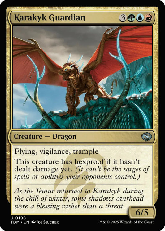 Karakyk Guardian TDM Creature Dragon NM