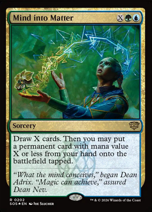Mind into Matter SOS Sorcery *Foil* NM