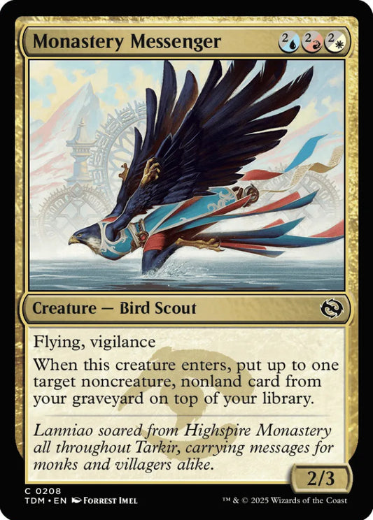 Monastery Messenger TDM Creature Bird Scout NM