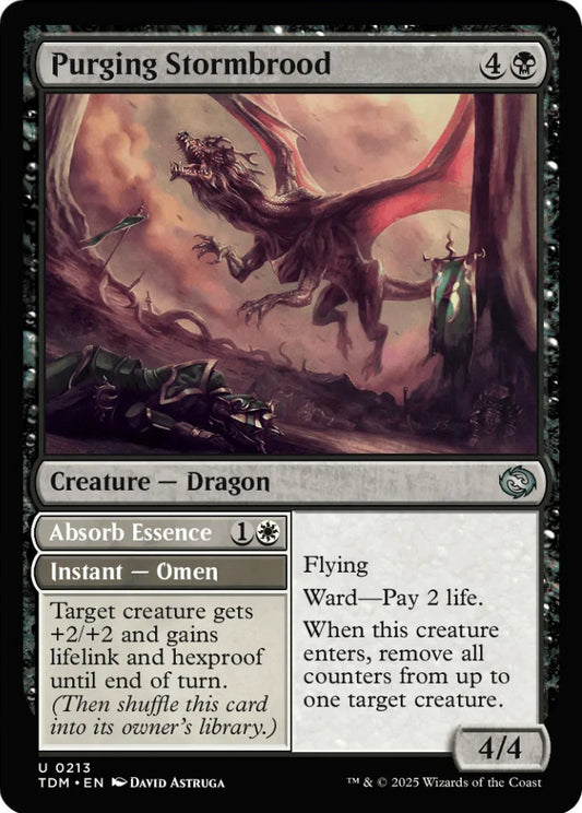 Purging Stormbrood TDM Creature Dragon NM