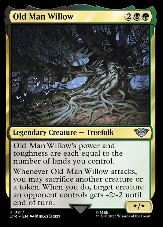 Old Man Willow LTR Legendary Creature Treefolk NM