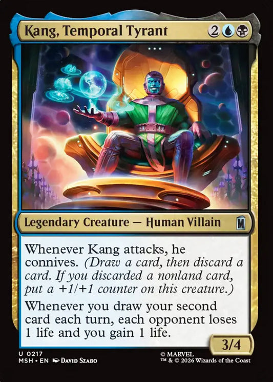 Kang, Temporal Tyrant MSH Legendary Creature Human Villain NM